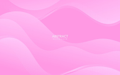Abstract pink background with waves