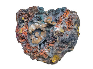 Baryte or barite is a mineral consisting of barium sulfate. Baryte crystals in rock formation