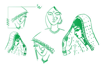 This sentence combines the main visual (a green tree), the style (hand-drawn, vector), and hints at the artistic nature, without using a colon Let me know if you'd like variations focused more on peop