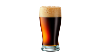 Dark Beer in Pint Glass
