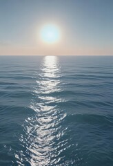 Subtle light blue gradient, calming ocean hues, ethereal glow , design, pastel