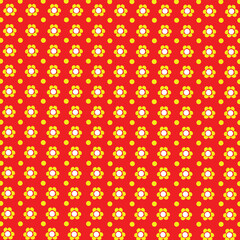 abstract dot and flower pattern new design.