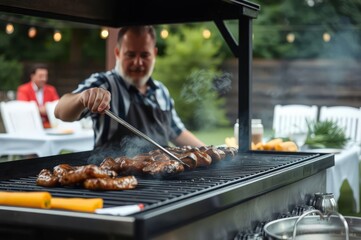 Summer Family BBQ in the Garden