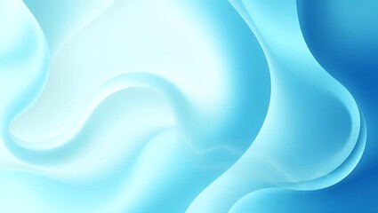 Abstract Blue and White Wave Background Design