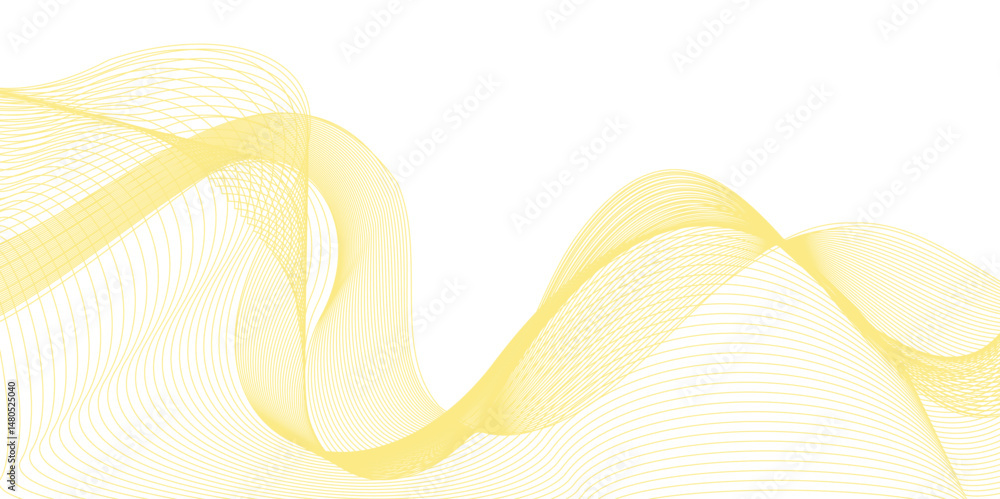 Poster Abstract colorful glowing wave lines background. Blending gradient colors. Digital frequency track equalizer. Abstract frequency sound wave lines and technology curve lines background. 
