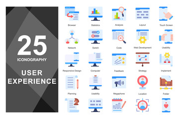 A visual pack showing how users connect and interact across networks.