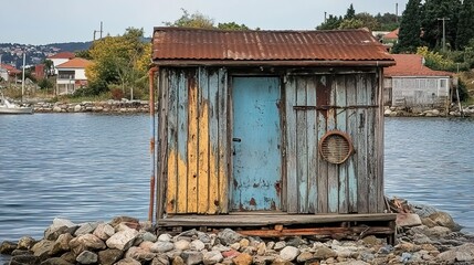 Rustic Shed by the Water
