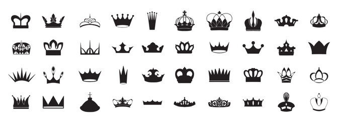 Set of Black Crowns
