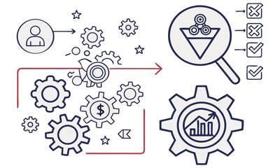 hand drawn vector illustration of an idea bulb