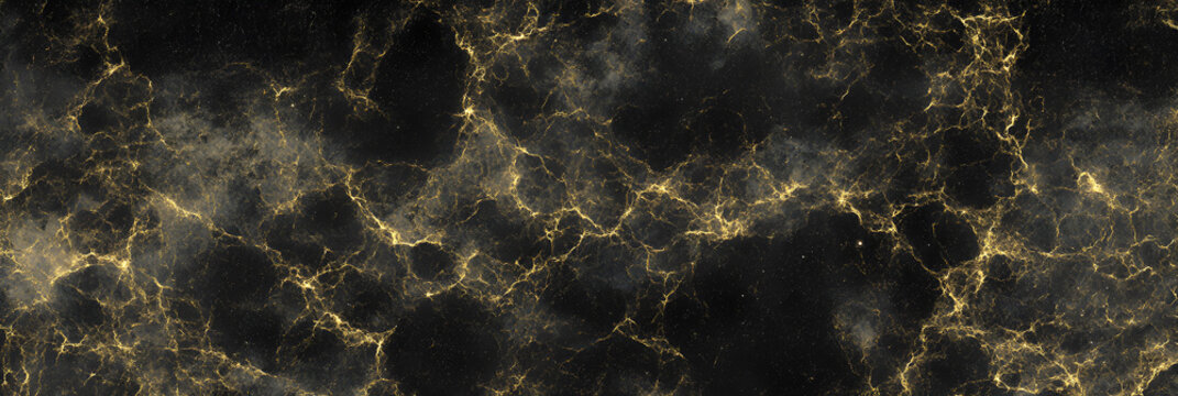 Elegant black and gold marble texture capturing luxury and sophistication with veins for decorative designs
