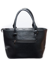 Women bag back isolated on white