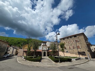 The village of Sessa Cilento in Campania, Italy.