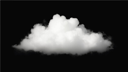 Fluffy white clouds in a bright blue sky with hints of dark blue, creating a peaceful cloudscape on a summer day