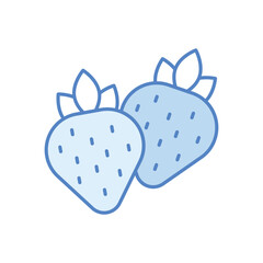 Strawberry Vector icon