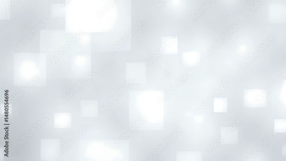 Poster abstract white background features a texture pattern with geometric triangles and glossy squares in 