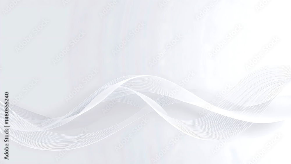 Poster abstract white background features a texture pattern with geometric triangles and glossy squares in 