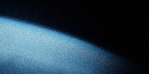 A gradient of light blue texture gracefully merges into deep black backdrop beautifully