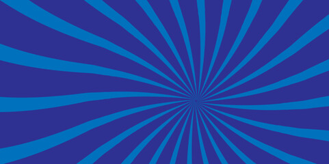 Vintage backdrop blue gradient starburst and sunburst ray. Modern light vector blue sunburst with rays vintage stripes wallpaper.  modern light ray sun art vintage backdrop texture background.