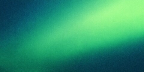 Obraz premium Abstract gradient texture with luminous green and teal blending to create a vibrant effect