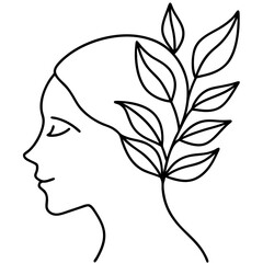 silhouette of a woman