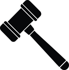 auction gavel icon vector illustration