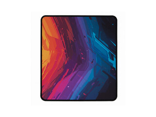 Mouse pad gamer isolated on white background.