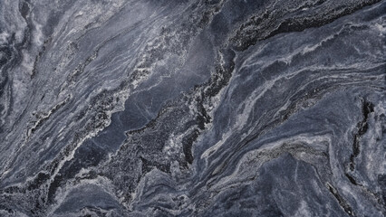 Naklejka premium Stunning Grey Marble Texture Swirling Veins Elegant Stone Background Natural Design Premium Quality