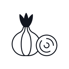 Onion Vector icon