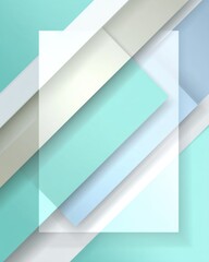 Abstract geometric background with soft pastel colors and layered shapes for modern design projects