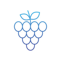 Grapes Vector icon
