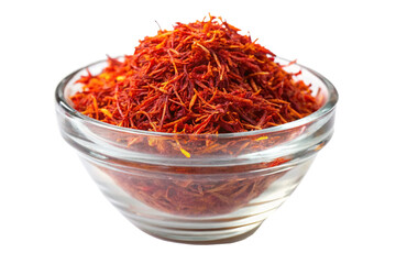 Fototapeta premium saffron in a bowl isolated