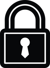 lock closed icon vector illustration