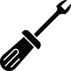 screwdriver repair icon vector illustration