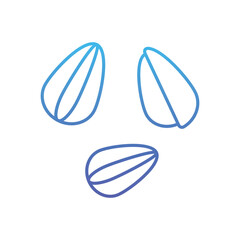 Sunflower Seeds Vector icon