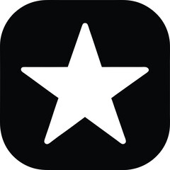 star app icon vector illustration