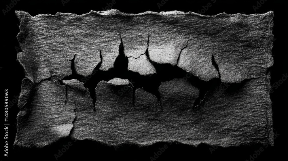 Poster torn paper texture background - a high-resolution of a torn piece of paper with a dark background, i