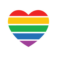 LGBTQ Love Symbol vector illustration