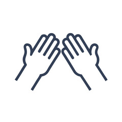 two hands holding hands