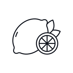 Lemon Vector icon