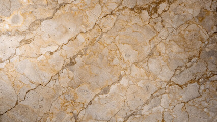 Fototapeta premium Beige marble texture with cracks intricate natural stone pattern warm earthy tones detailed close up