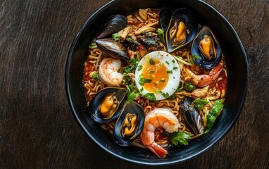 Spicy Seafood Ramen: A Vibrant Culinary Delight