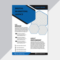 modern corporate and clean Creative Flyer Design.