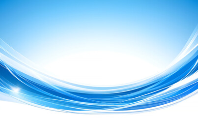 Abstract blue background with curved lines and light effects creating a modern artistic design suitable for a variety of uses.