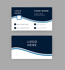 Fototapeta premium Business card design template, Clean professional business card template, visiting card, business card template.