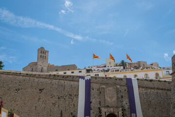 The Spanish city of Ibiza is the capital of the Balearic island of the same name, in the...