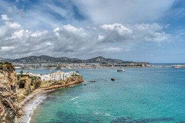 The Spanish city of Ibiza is the capital of the Balearic island of the same name, in the Mediterranean Sea