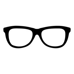 Fototapeta premium Stylish and Retro Inspired Black Eyeglasses with a Bold and Modern Design
