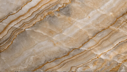 Obraz premium Elegant beige onyx marble texture with flowing gold veins luxurious natural stone background
