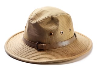  safari hat on the white background, PNG