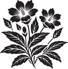 black and white line art vector 